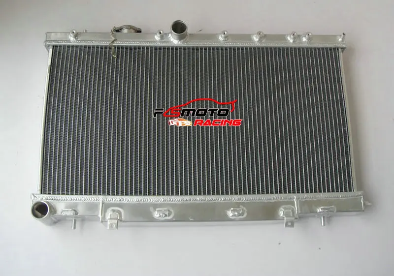 52 мм для Subaru Impreza WRX STI GDB GDA 2002-2007 руководство 02 03 04 05 06 07 Алюминиевый сплав радиатор+ вентилятор