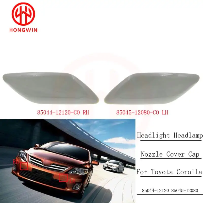 Оригинал: 85085044-12120 85045-12080 крышка сопла омывателя фары для Toyota Corolla 1.8L 2.4L 2006-2013 8504412120