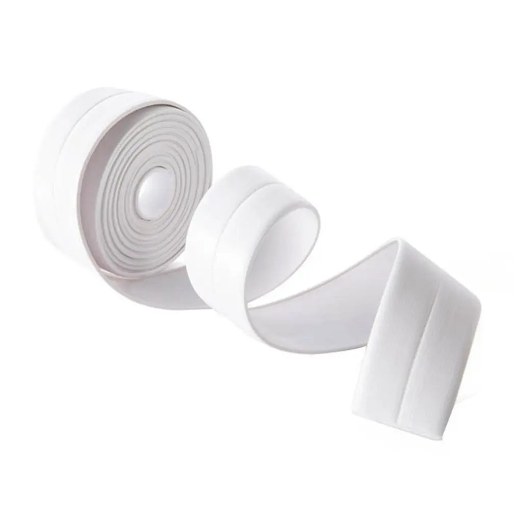 

3.2m*3.8cm Single Fold PVC Waterproof and Mildew Proof Tape Drawer Kitchen Sink Seam Bathroom Toilet Wall Stickers Tape