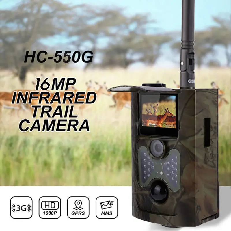 

Hot HG-Hd Hunting Camera, HC-550G Hd 1080p Trail Hunting Digital Camera 16MP 3g SMS MMS GPRS Camera Wildlife