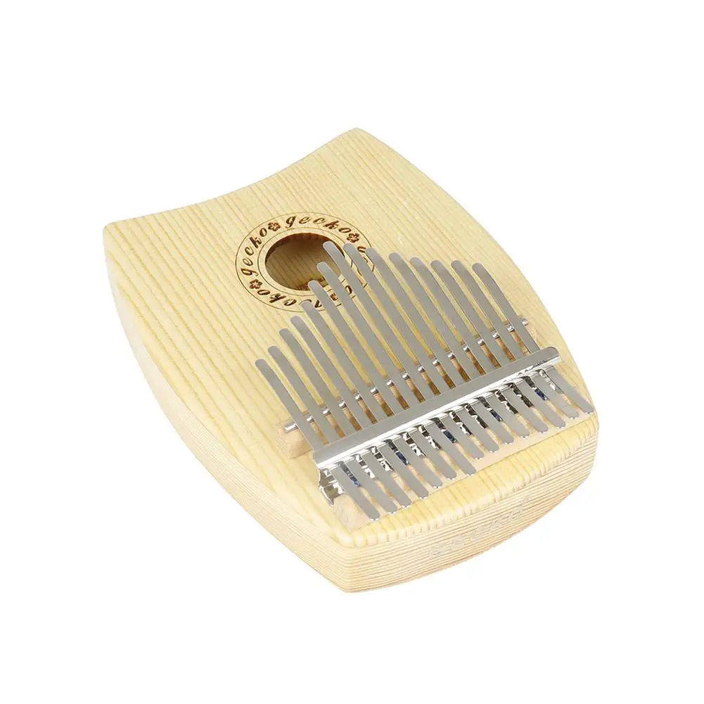 15 ключ Kalimba большой палец фортепиано деликатная Mbira клавиатура музыкальный инструмент для музыканта начинающего легко выучать Еловый материал