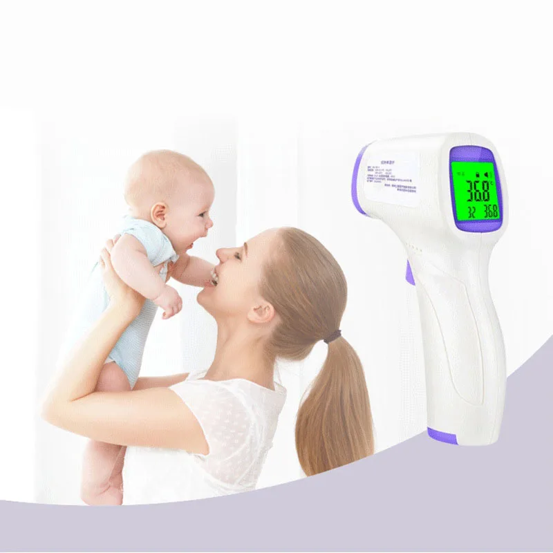

Forehead Thermometer Non Contact Infrared Thermometer Body Temperature Fever Digital Measure Tool for Baby Adult