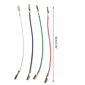 

3/4PCS Universal Cartridge Phono Cable Leads Header Wires for Turntable Phono Headshell Accessories
