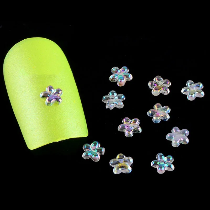 DIY 3D модный дизайн ногтей Советы Декор 6 узор с металлическими блестками горный хрусталь 1 колесо