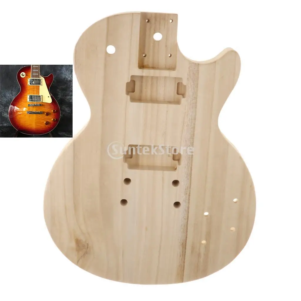 Fine Unfinished Guitar Body Barrel Polished Wood Handcrafts Replacement fits for ST Electric Parts Accessory | Спорт и развлечения