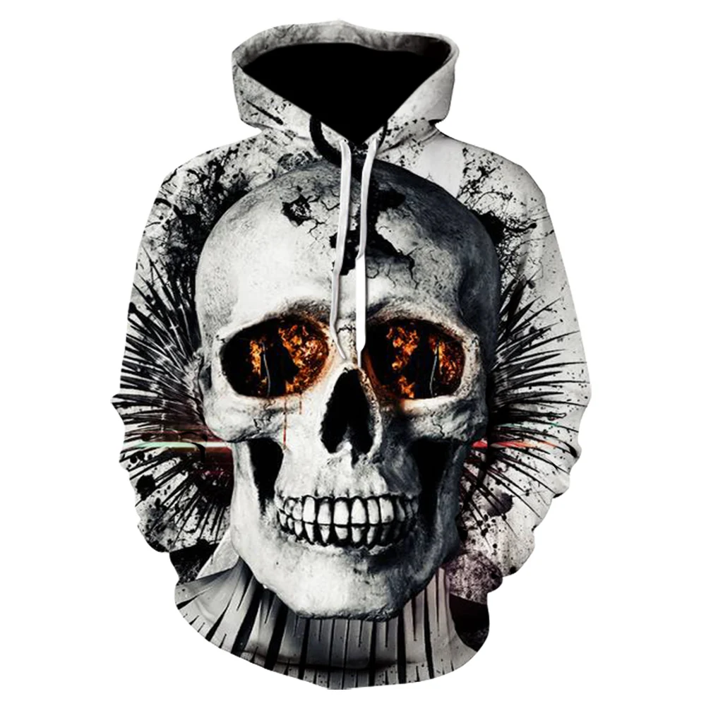 

3D Skull Hoodies Men Sweatshirts Drop Ship Printed Hoodie 3d Hooded Tracksuits Unisex Pullover 5XL Casual Coat Male Hoodie