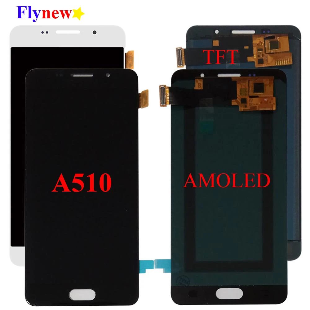 Super AMOLED ЖК дисплей для Samsung Galaxy A5 2016 A510 A510F A510M A510FD A5100 A510Y Дисплей кодирующий