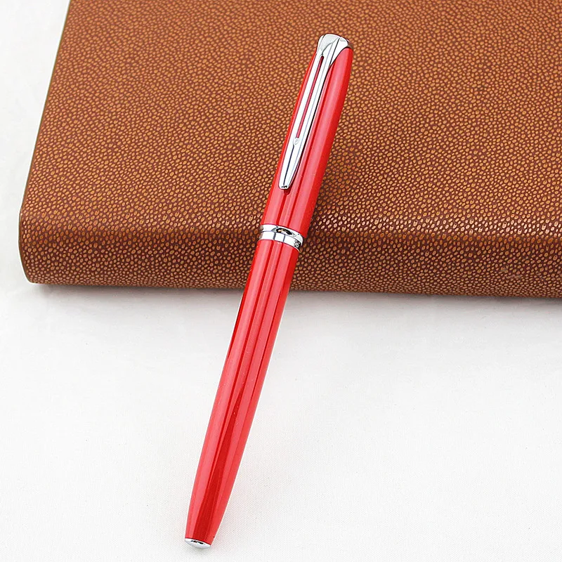 Jinhao Роскошные каллиграфическая самопишущая ручка изогнутое перо, 0,38/0,8/0,5 1,0 мм Цвет подарочная ручка для рисования/Офисная чернильная ручка - Цвет: R
