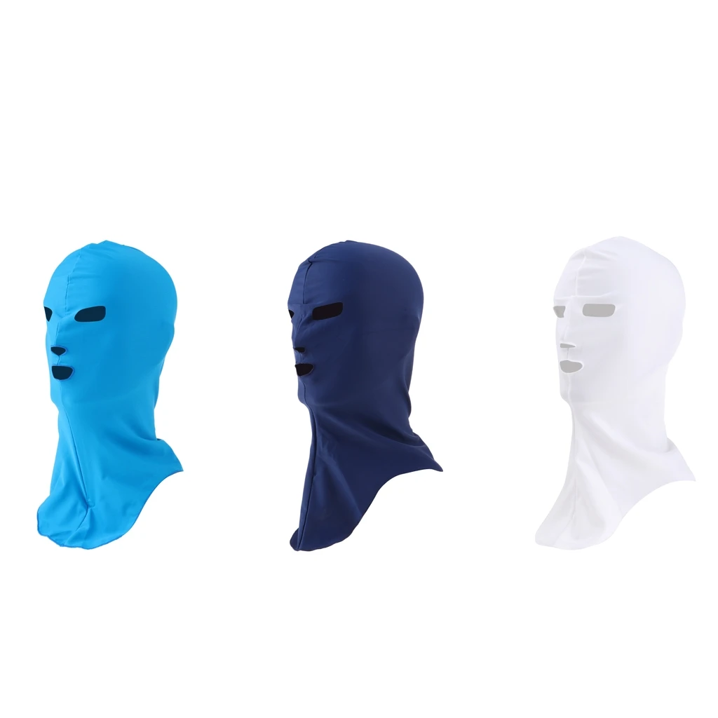 Men Women Swimming Cap Sunblock UV Protection Full Face Mask Head Neck Cover for Swimming Surfing Scuba Diving Snorkeling