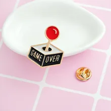 Для Лидер продаж, аксессуары, персонализированная и креативная игра над игрой, джойстик, сплав, брошь в виде капли масла