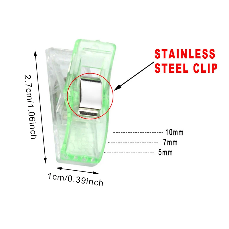 Fabric Quilting Craft Sewing Knitting Clips Mixed Plastic Wonder Clips Holder DIY Patchwork 10/20/50PCS