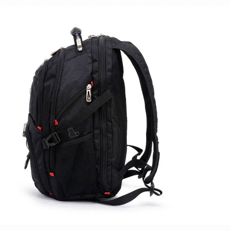 Crossten Швейцарский Многофункциональный 17," рюкзак для ноутбука, чехол, сумка, водонепроницаемый USB порт зарядки, школьный рюкзак, походная дорожная сумка
