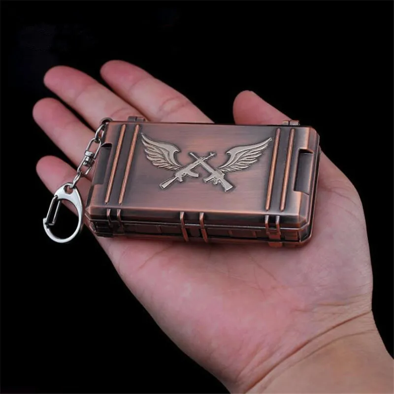  Game PUBG Triumph Treasure Box Chest Playerunknown's Battlegrounds Cosplay Props Funny Fancy Key Ch