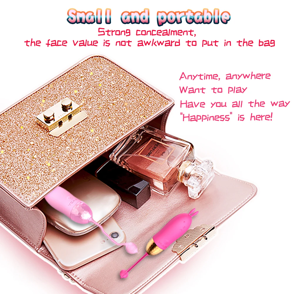 Leistungsstarker Kugelvibrator, Klitorisvibrator mit 10 Modi, tragbarer Mini-Taschenstimulator, G-Punkt-Klitoris_voghion.com