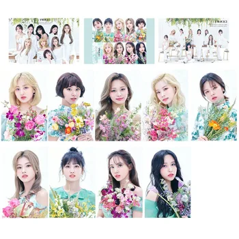

12Pcs/Set KPOP Twice New Album Bus Card Stickers LOMO Card Stickers Photo Card Stickers Fans Collection
