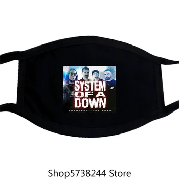 

System Of A Down European Tour 2020 Mask Washable Reusable Mask for Unisex Black