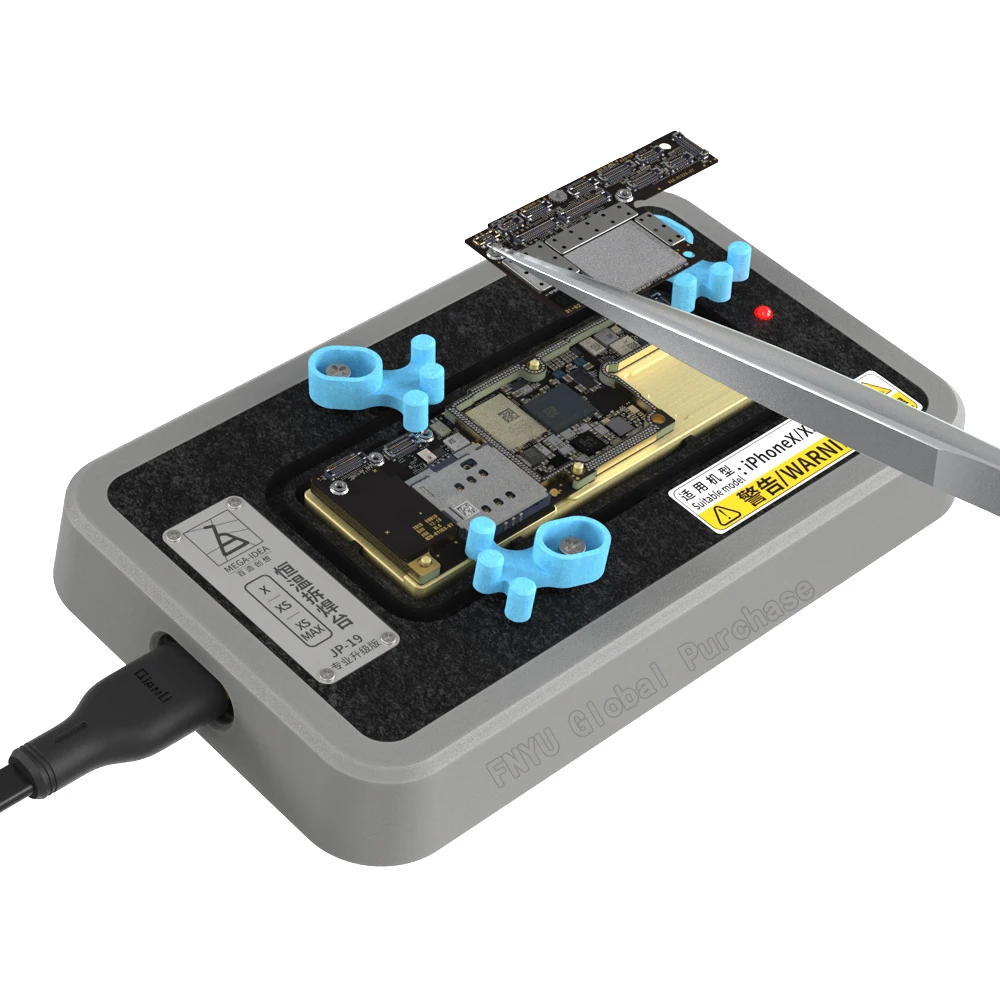 

QIANLI motherboard thermostat separator X Xs Max heating desoldering station in addition to glue and tin welding repair tools
