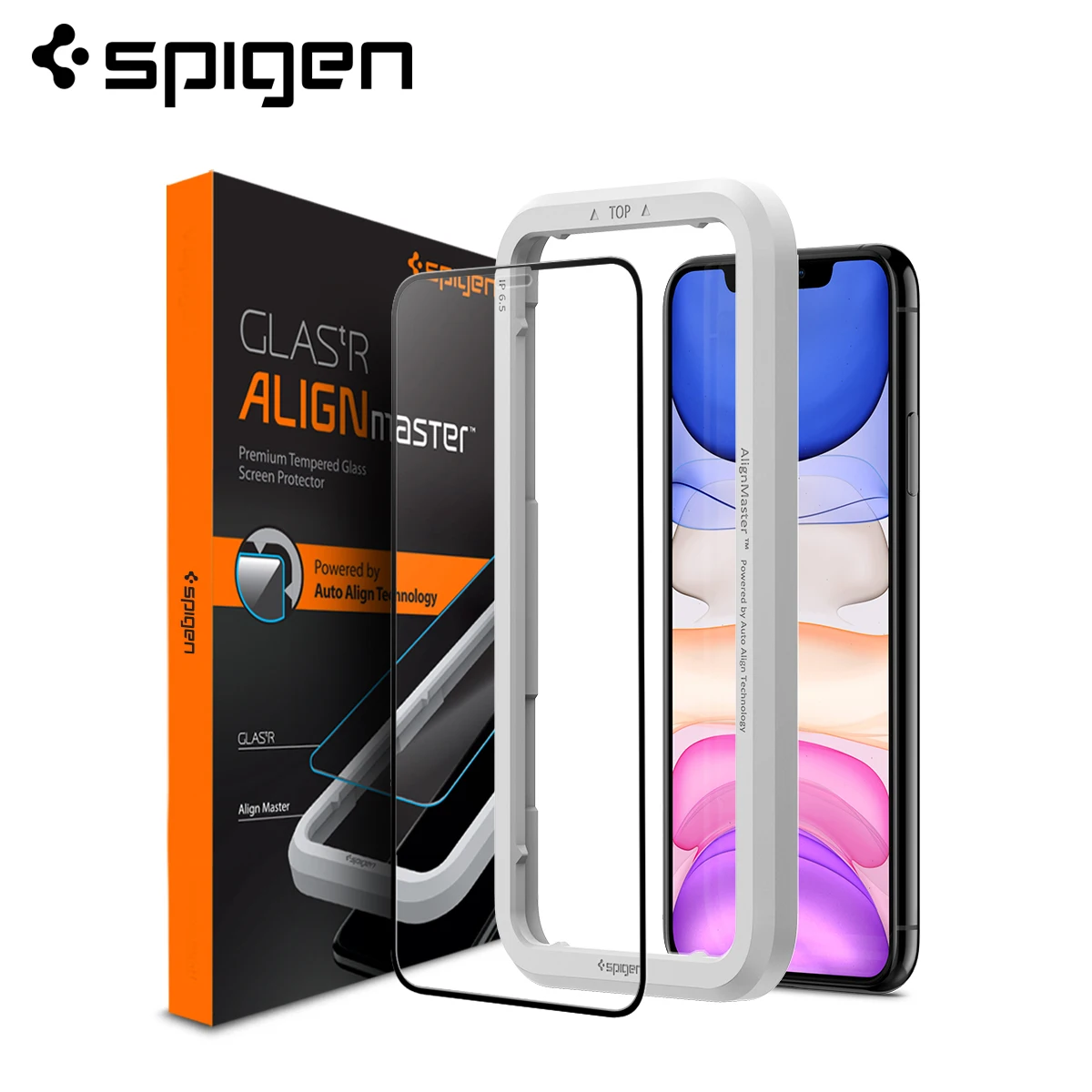 Spigen AlignMaster Screen Protector for iPhone 11 (6.1