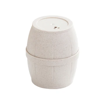 

1pc Toothpick Holder Plastic Creative Bucket Shape Vintage Box Carrier Dispenser For Restaurant Home