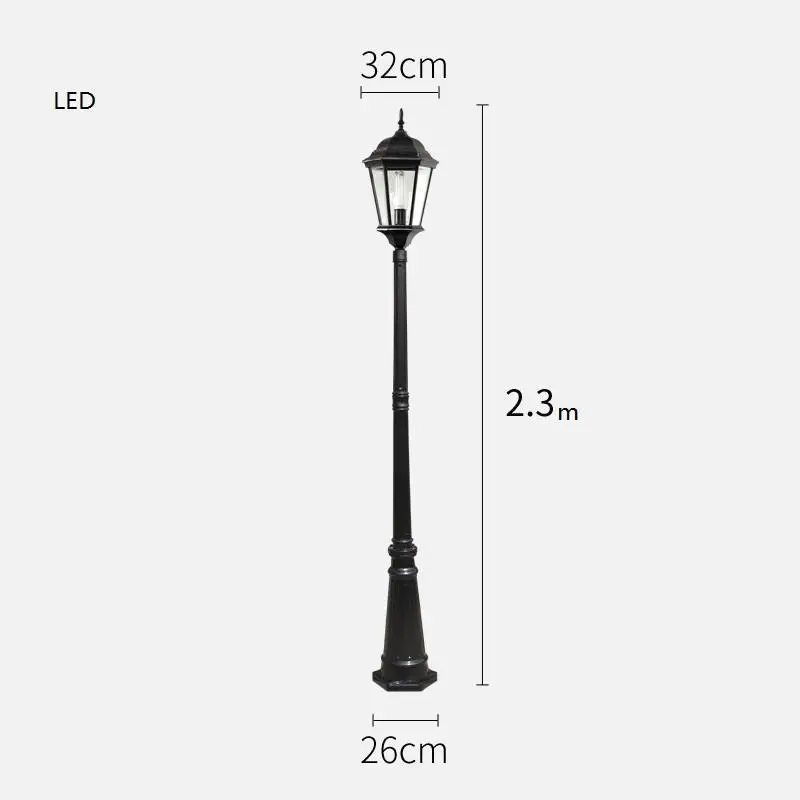 Lampione Giardino Lampioni Da наружный освещение Jardin Exterieur Plaza Lamp Uliczna Led Off Street Road