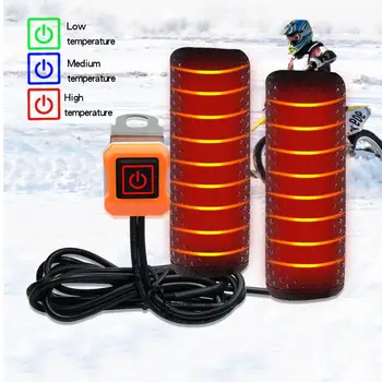 

Motorcycle Handlebar Electric Hot Heated Grips Handle Intelligent Temperature Control Three-speed Magic Stick Handle Motorbike