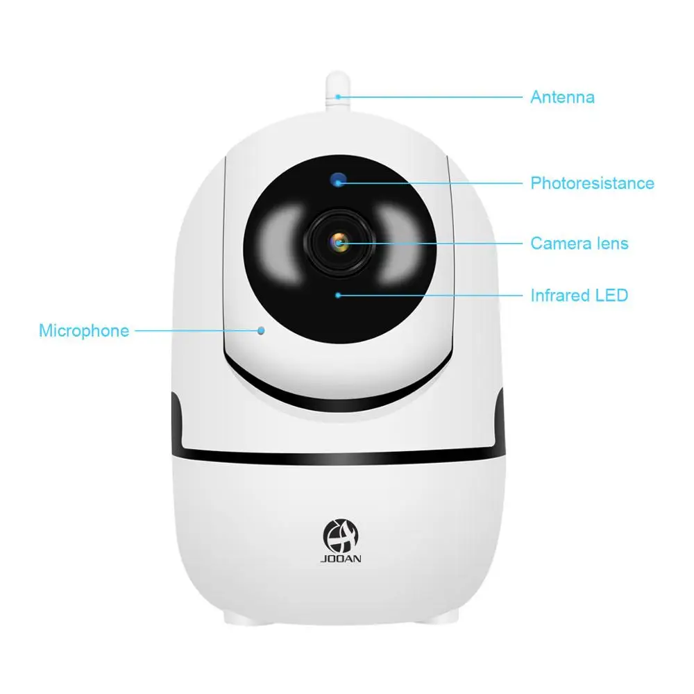 JOOAN беспроводная ip камера 1080P HD умная WiFi для домашней безопасности инфракрасное