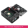 Carcasa de carcasa de ABS para Raspberry Pi 4, carcasa negra compatible con ventilador de refrigeración para Raspberry Pi 4 Modelo B ► Foto 2/6