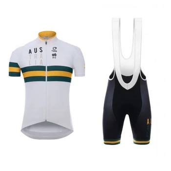 

AUSTRALIA 2020 short sleeve Cycling jersey Mtb clothing men's sets summer bike wear roupa ciclismo quick-dry bicycle apparel