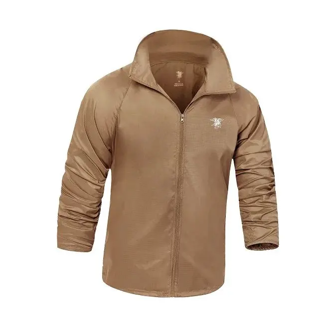 Мультикам лесной ветрозащитная куртка быстросохнущая кожа UPF50 водонепроницаемый плащ ветровка тонкая военная одежда охотника - Цвет: MUD
