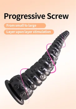 Octopus Tentacle Sucker Anal Plug Dilator Dildos Butt Plug Stimulator Prostate Massager Anal Sex Toy For Women Men Anus Expander 3
