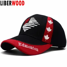 LIBERWOOD Канада папа шляпа канадский флаг кленовый лист Кепка я люблю Канада город TORONTO EDMONTON Мужская и женская патриотическая Бейсболка Шляпа