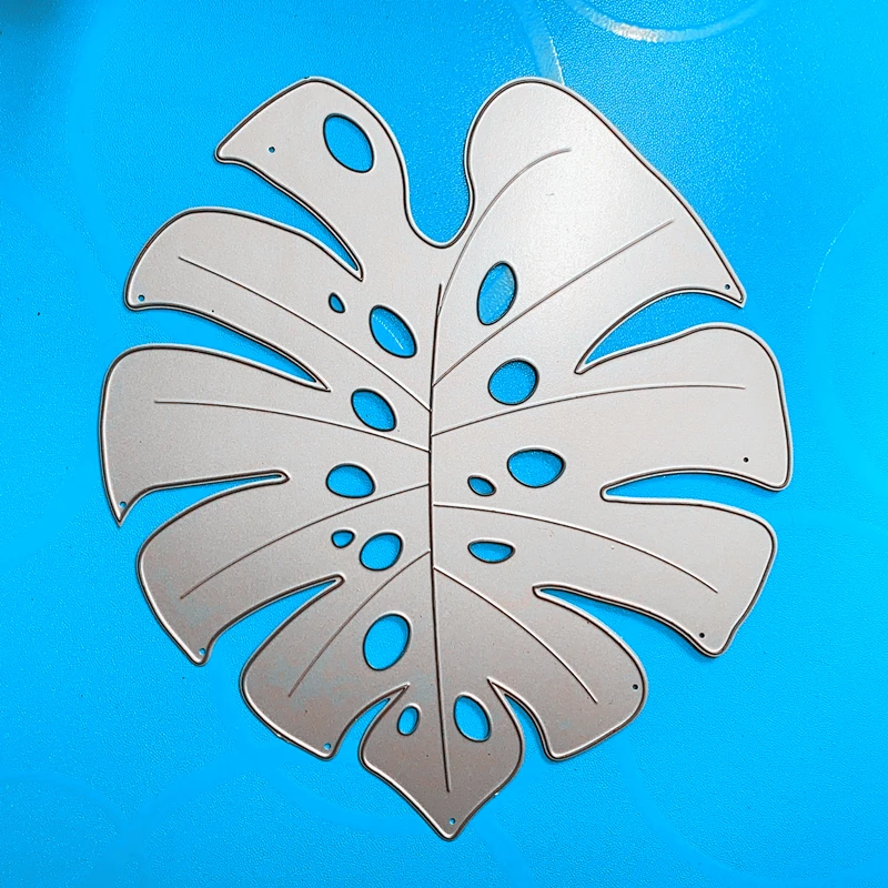 Yinise Scrapbook Fustelle In Metallo Per Scrapbooking Stencil Grandi Foglie Album Fai Da Te Carte Che Fanno Goffratura Fustellatura Tagli Cutter