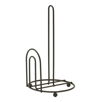 

Kitchen Table Top Paper Towel Holder Metal European Style Standing Paper Roll Holder for Home Storage