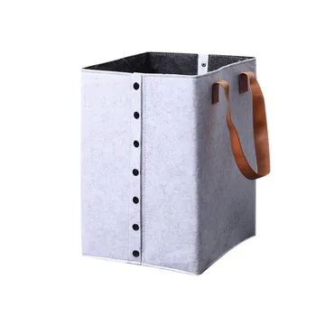 

Clothes Laundry Basket , Felt Storage Basket , Clothing Bag ,Toys Organizer Felt Storage Baskets