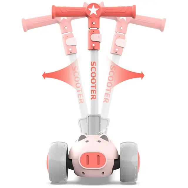 Children'S Tricycle Scooter Three In One Scooter Baby Tricycle Kids'S Ride-On Toys Kick Scooter 3 Wheels Children'S Scooter Gift 5