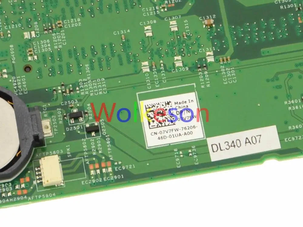 SHELI для DELL Latitude 3440 материнская плата для ноутбука с I3-4005U cpu W/GPU 7V7FW 07V7FW CN-07V7FW DDR3L тест ОК