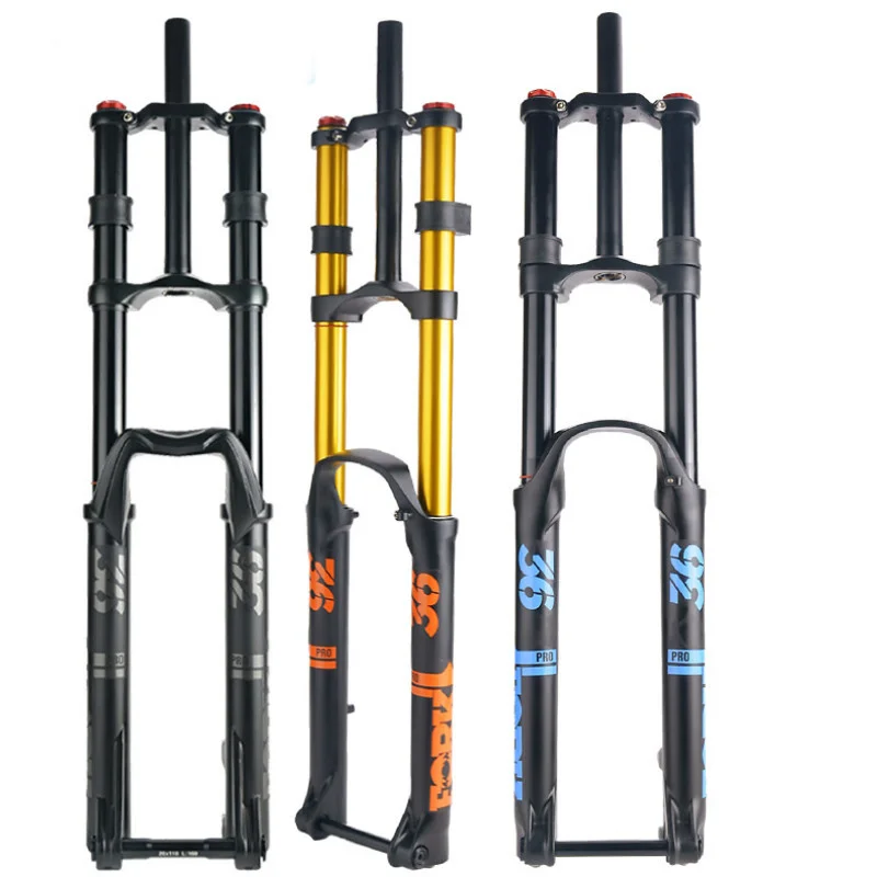 

ELYON Full Suspension Mountain Bike Fork 29 27.5 DH AM Air Oil Damping Rebound Adjust 110x15MM Support 3.0inch Tire MTB Forks