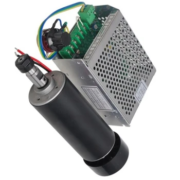 

Air Cooled 0.5Kw Air Cooled Spindle CNC 500W Spindle Motor + Power Supply Speed Governor for DIY CNC