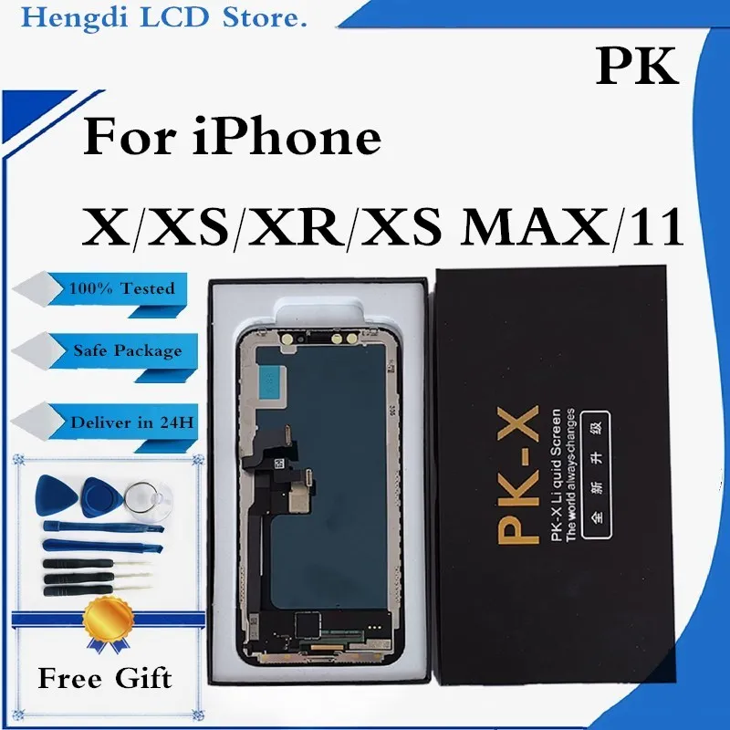 

PK Pantalla LCD Display For iPhone X XS LCD Display Touch Screen Digitizer Assembly For iPhoneX 11 XSMax XR +Free Gift