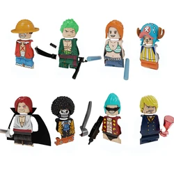 Ensemble de blocs de construction une pièce, pièces complètes du corps, figurine à assembler, Puzzle Luffy, jouets pour enfants, cadeau 