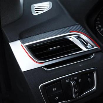 

Zlord Car Styling Car Air Vent Decoration Cover Trim Air Outlet Sequins Stickers for BMW X1 F48 2016 2017 2018 Accessories