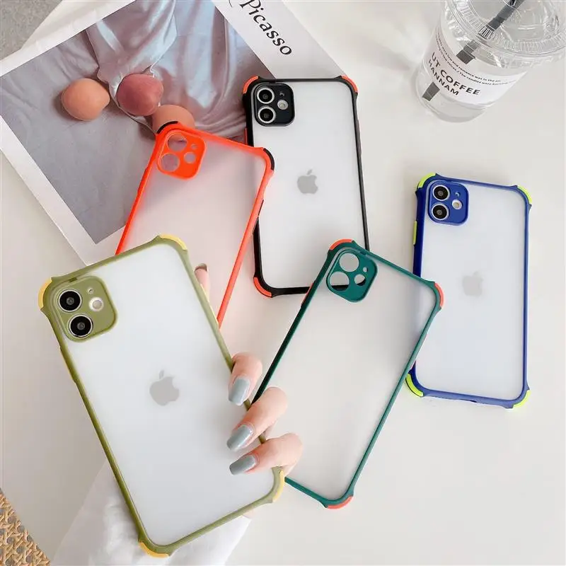 Candy Phone Case For Huawei P30 P40 Mate 20 30 Pro Lite E Y8P 2020 Y9A Nova 7 6 SE 7I Shockproof Matte Translucence Cover