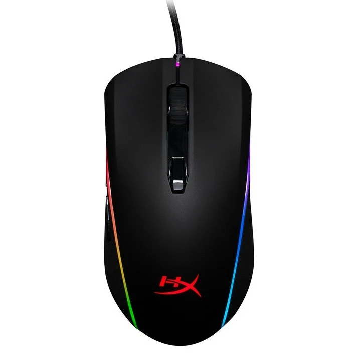 Мышь HyperX Pulsefire Surge оптическая, проводная, 16000 DPI, USB, подсветка RGB, цвет: черный