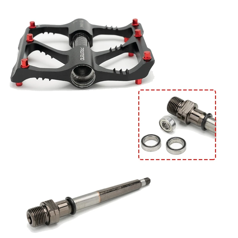 PROMEND MTB/Road Bike Carbon Fiber Pedals 16 pin Anti-slip CNC