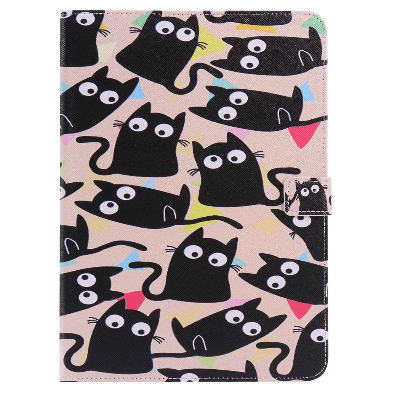 

Embossed Don't touch my pad Tablet Case For Samsung T590 T595 Tab S3 8 inch Flip Wallet Smart Sleep Wake Bag Stand Cover