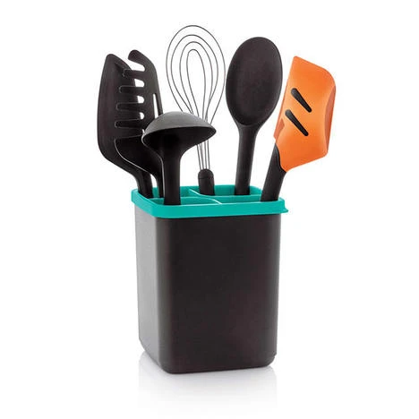 Tupperware Ensemble De Fournitures De Cuisine Mini Seau Spatule En Silicone Fouet A Fil Cuillere Polyvalente Pinces Polyvalentes Aliexpress