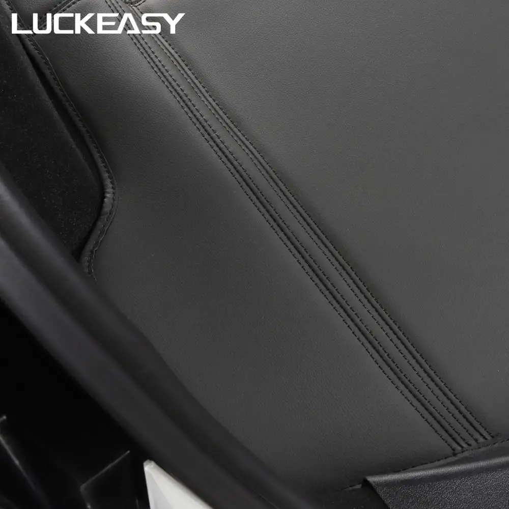 LUCKEASY для Tesla Model 3 2017 2020 автомобильные коврики из микрофибры и кожи универсальные