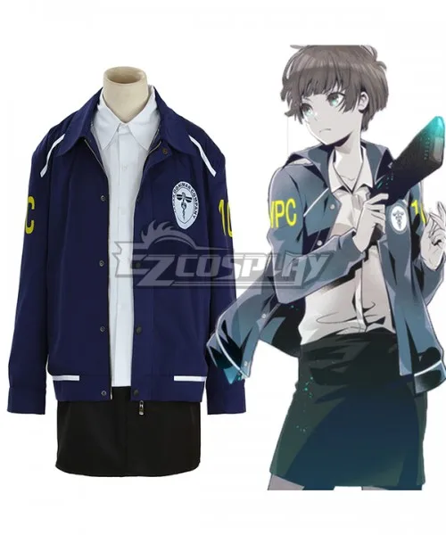 

Psycho Pass Tsunemori Akane Kogami Shinya Ginoza Nobuchika Uniform Skirt Suit Girls Party Dress Set Cosplay Costume E001