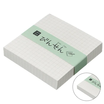 

2020 New Cute Dot Grid Line Memo Pad Pocket Note Kawaii Sticky Notes Notebook 73x73mm Stationery Office School Supplies