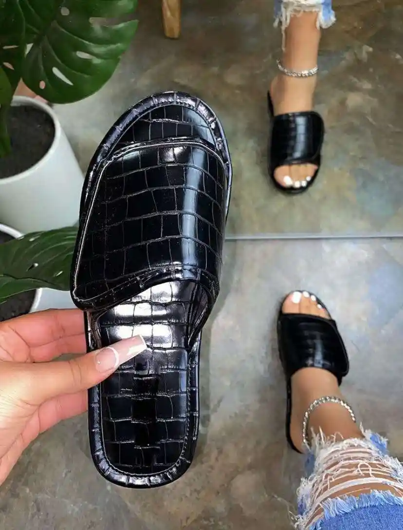 comfy stylish shoes for women on Female Comfy Slides Slip On Slippers Women Fashion Shoes Casual Shoes For Women 2020 Summer Beach Platform Sandals Solid Shoes Slippers Aliexpress